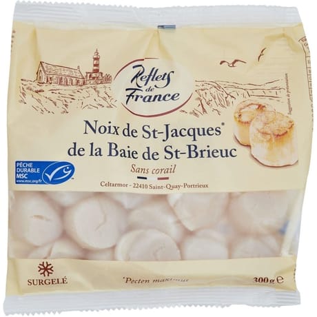 Reflets de france noix de saint jacques sans corail 300g