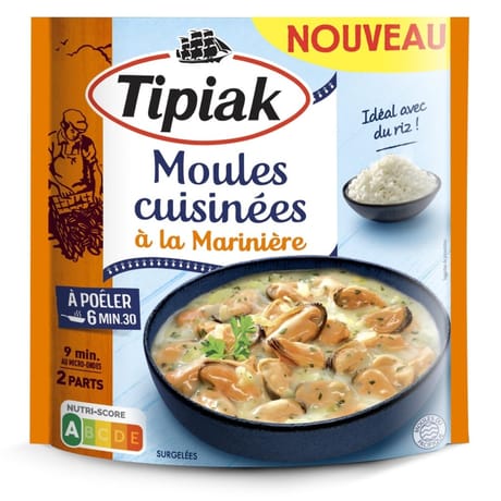 Tipiak moules à la marinière 450g