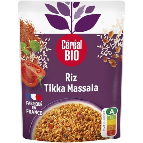 Céréal bio doy riz soja tikka 220g