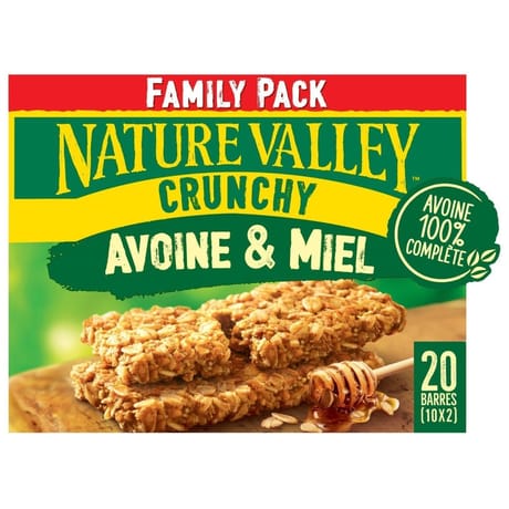 Nature Valley crunchy avoine et miel 10x42g
