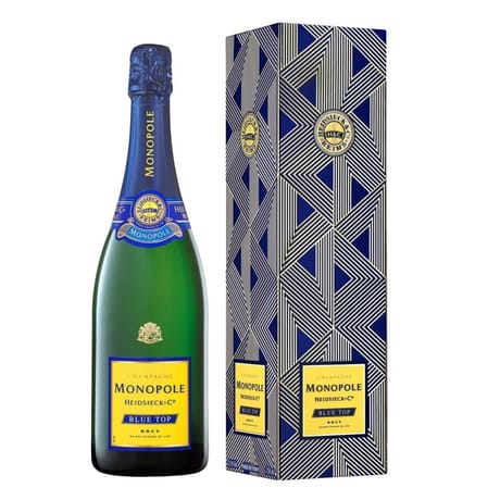 Champagne heidsieck monopole brut blue top étui 75cl