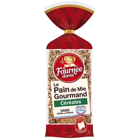 La Fournée Dorée le pain de mie gourmand aux céréales 500g