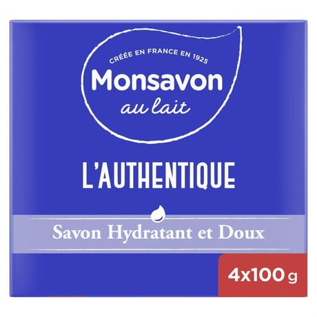 Monsavon Savon L'authentique 4x100g