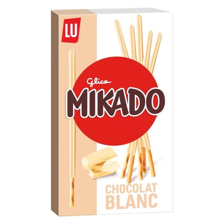 Mikado biscuits chocolat blanc 70g