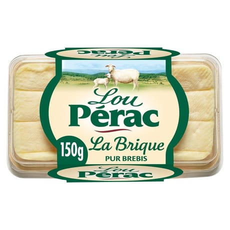 Lou Pérac brique au lait pasteurisé de brebis 26%mg 150g