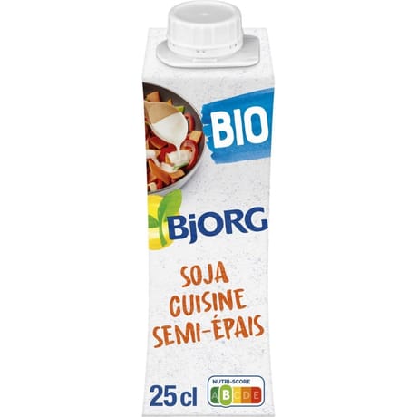 Bjorg soja cuisine semi épaisse bio 25cl