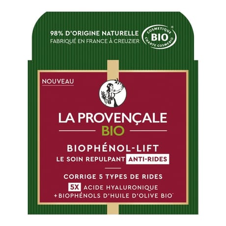 La provençale bio soin repulpant anti-rides biophénol lift jour 50 ml