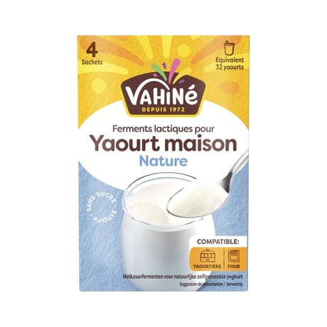 Vahine ferments lactiques pour yaourt maison nature x4 - 16g