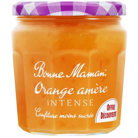 Bonne maman confiture orange intense offre découverte 335g