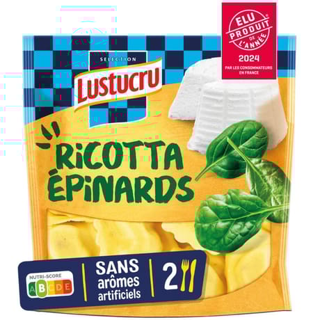 Lustucru sélection girasoli ricotta épinard 250g