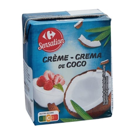 Carrefour sensation crème de coco 200ml