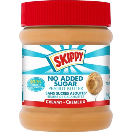 Skippy beurre de cacahuètes sans sucres ajoutés 340g