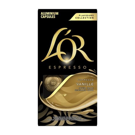 L'or vanille café en capsules x10 -52g