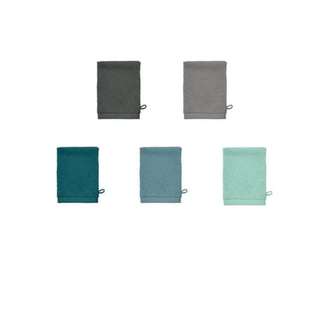 Lot 10 gants 15x21 coloris mixés: anthracite gris  canard bleu vert