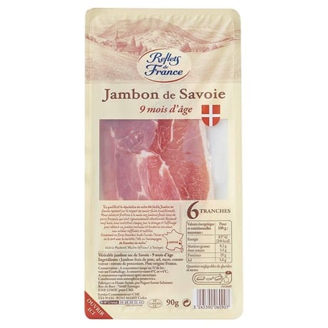 Reflet de France jambon de Savoie 90g