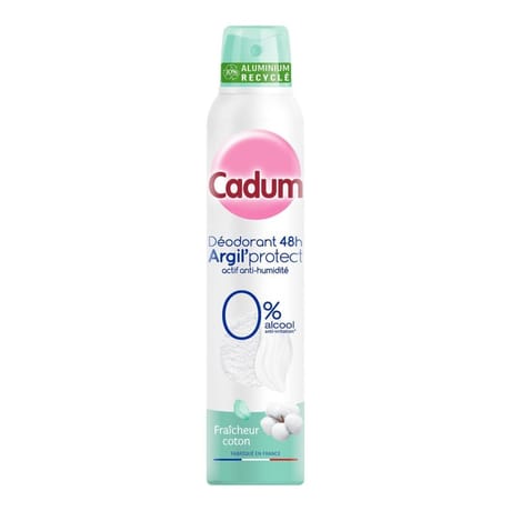Cadum déodorant aérosol femme coton 200ml