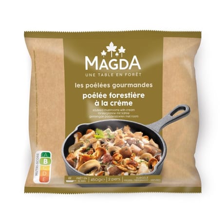 Magda poêlée forestière à la crème 450g