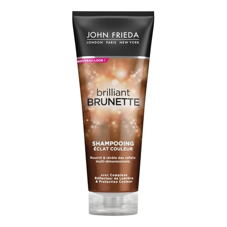 John frieda brilliant brunette shampooing nutrition protection couleur 250ml