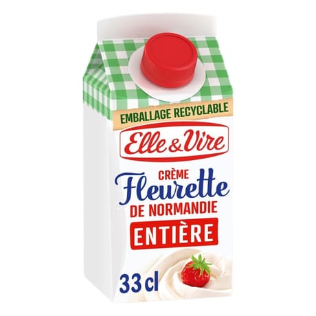 Elle & Vire crème fleurette entière 33cl