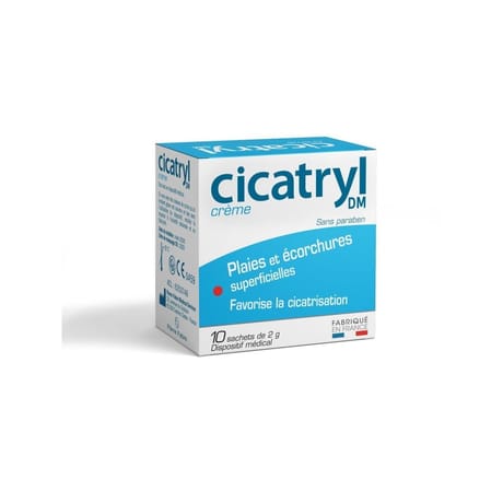 Pharma care cicatryl dm plaies écorchures sachets 10x2gr