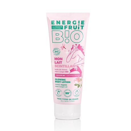 Energie fruits lait corps scintillant