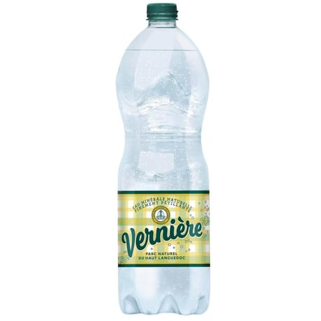 Vernière eau minérale naturelle gazeuse 1.25l