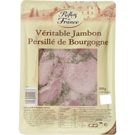 Reflets de France véritable jambon persillé de Bourgogne 180g