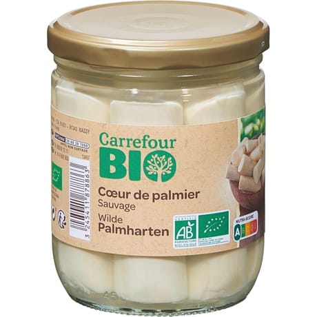 Carrefour bio coeurs de palmier sauvage bio 250g