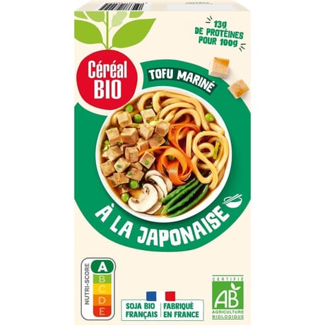 Céréal bio tofu mariné à la japonaise 280g