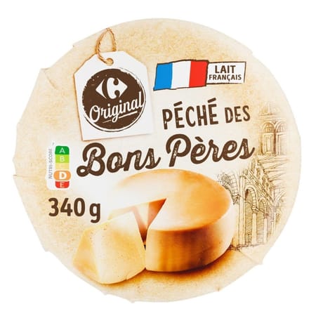 Carrefour Original fromage le péché des bons pères 340g