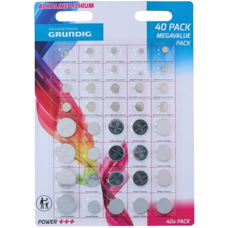 Grundig piles boutons x40