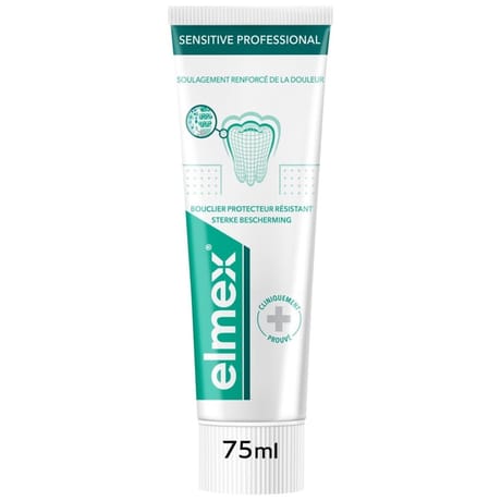 Elmex sensitive dentifrice dents sensibles lot de 2x75ml
