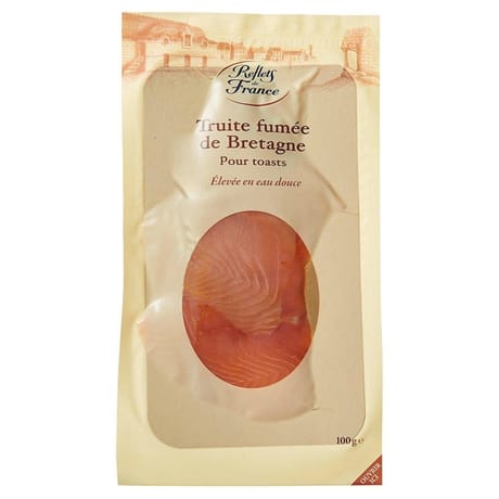 Reflets de France truite fumée de Bretagne 100g