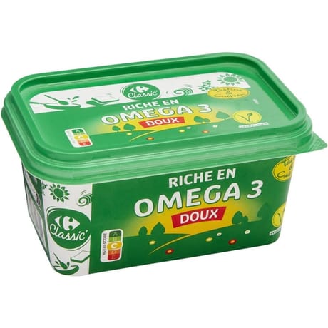 Carrefour classic margarine oméga 3 500g
