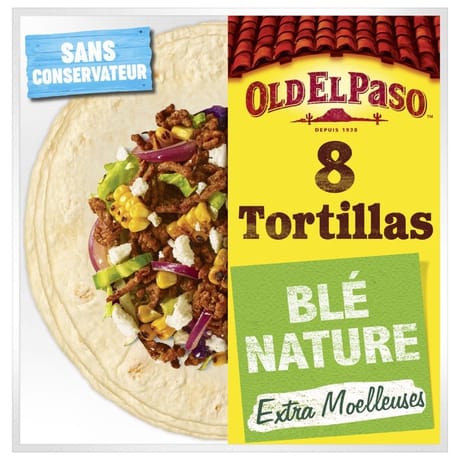 Old el paso tortillas std de blé 326g