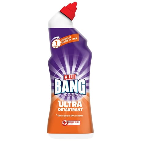 Cillit Bang calcaire et toilettes au vinaigre naturel 750ml