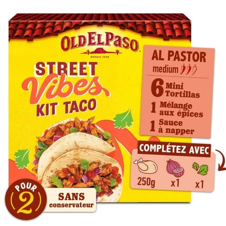 Old el paso tortilla kit al pastor 257g