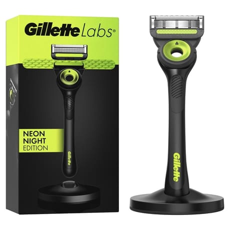 Gillette labs rasoir neon night edition