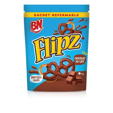 Bn flipz chocolat lait 90g