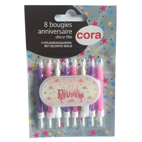 Cora bougie bobèche avec pic fille
