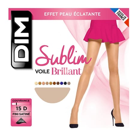 Collant sublim voile brillant 15D Dim CAPRI T1