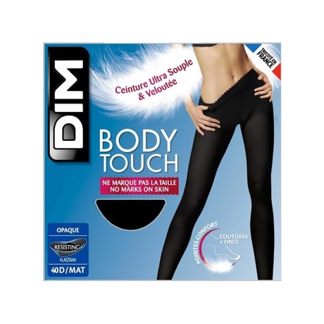 Collant opaque 40D body touch Dim NOIR 0HZ T4