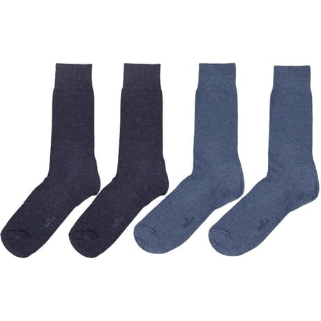 2 paires de mi chaussettes unies homme JEAN FONCE 602/JEAN CLAIR T39\42