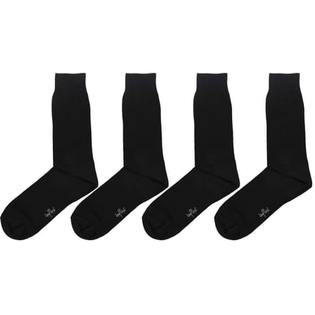 2 paires de mi chaussettes unies homme NOIR 900 T43\46