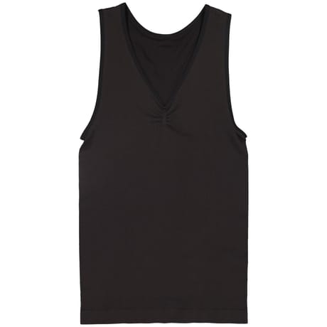 Débardeur uni "sans coutures côtés" NOIR T50\52