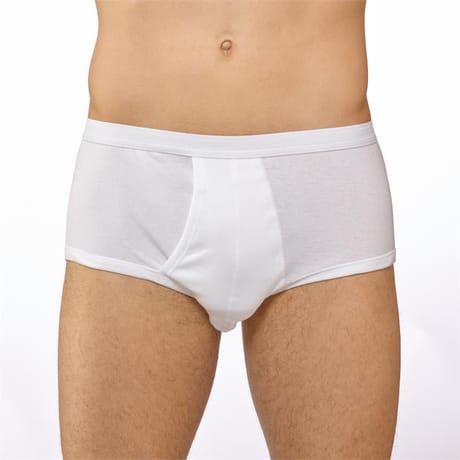 Lot de 2 slips taille haute ouvert Héritage homme Eminence 001 BLANC/BLANC T3