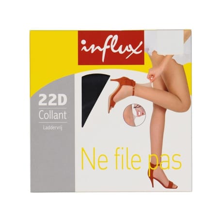 Collant qui ne file pas Influx 22D NOIR T4