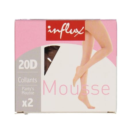 2 paires de collants mousse influx MADRAS T2