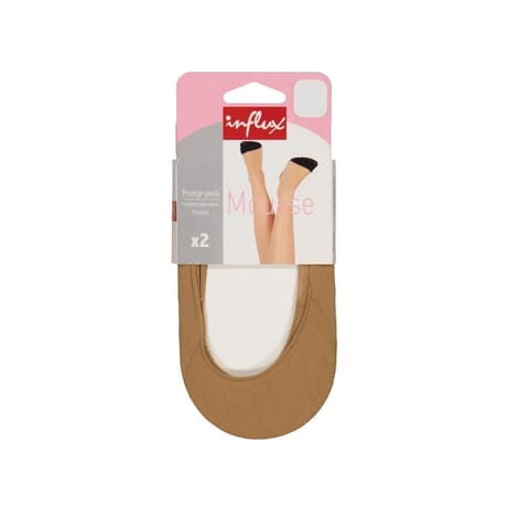 2 paires de protège pieds mousse Influx PEAU TU