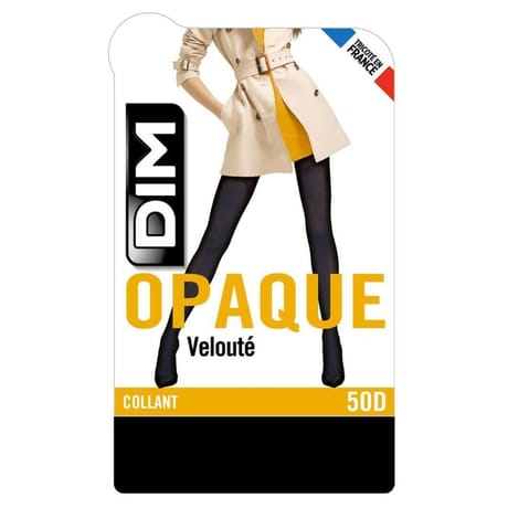 Collant opaque velouté 50D Dim 0HZ NOIR T5-6
